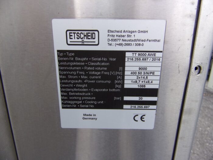 Huber Milchkühlanlagen gebrauchter Milchkühltank