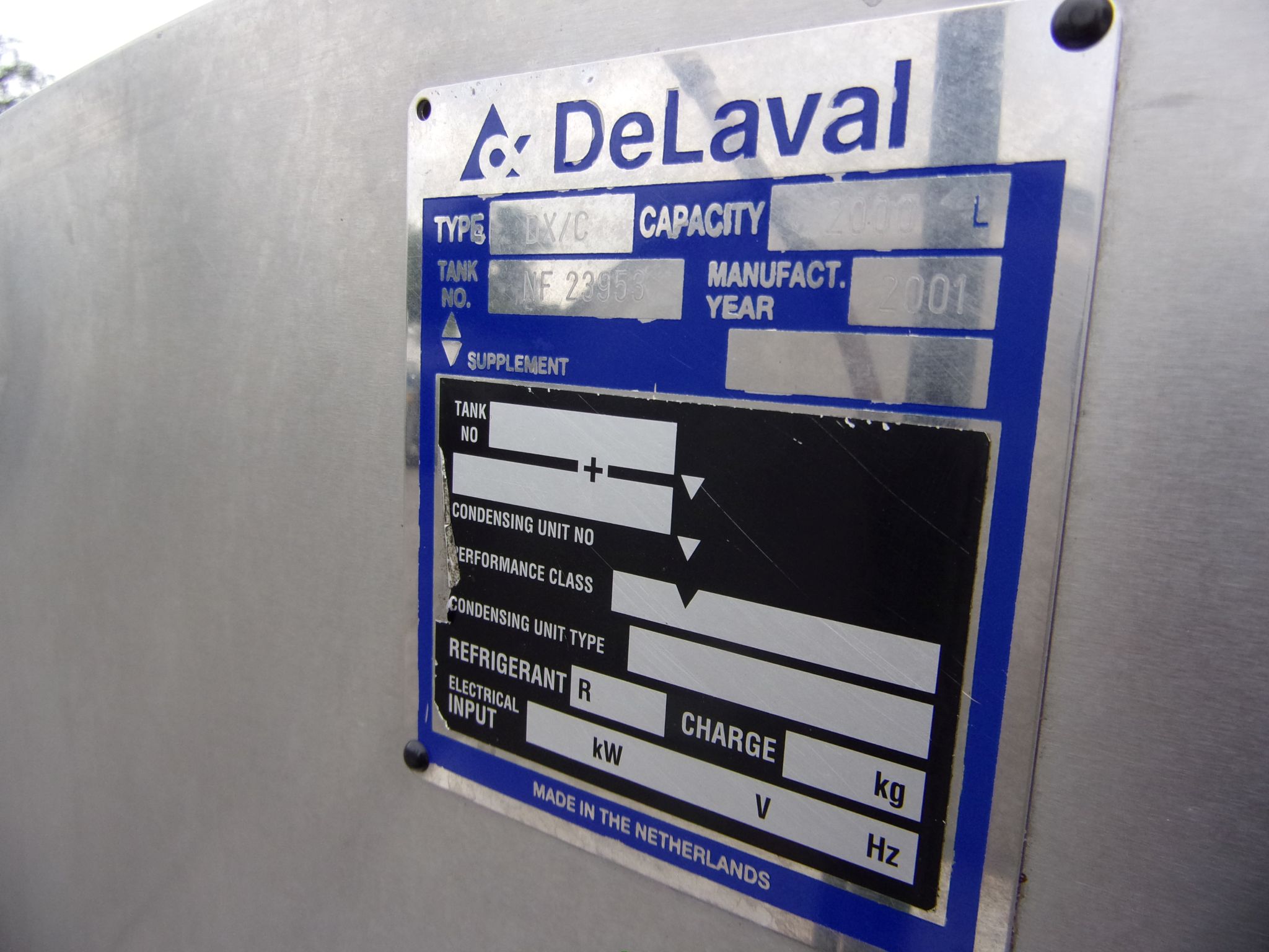 Huber Milchkühlanlagen gebrauchter Milchkühltank