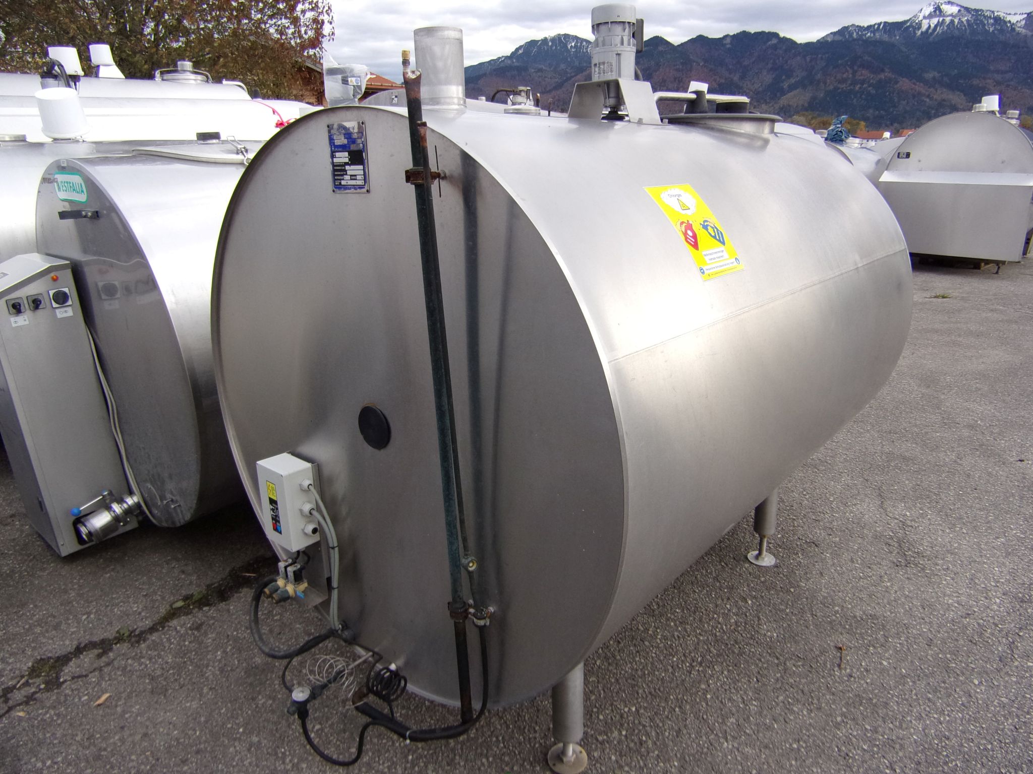 Huber Milchkühlanlagen gebrauchter Milchkühltank