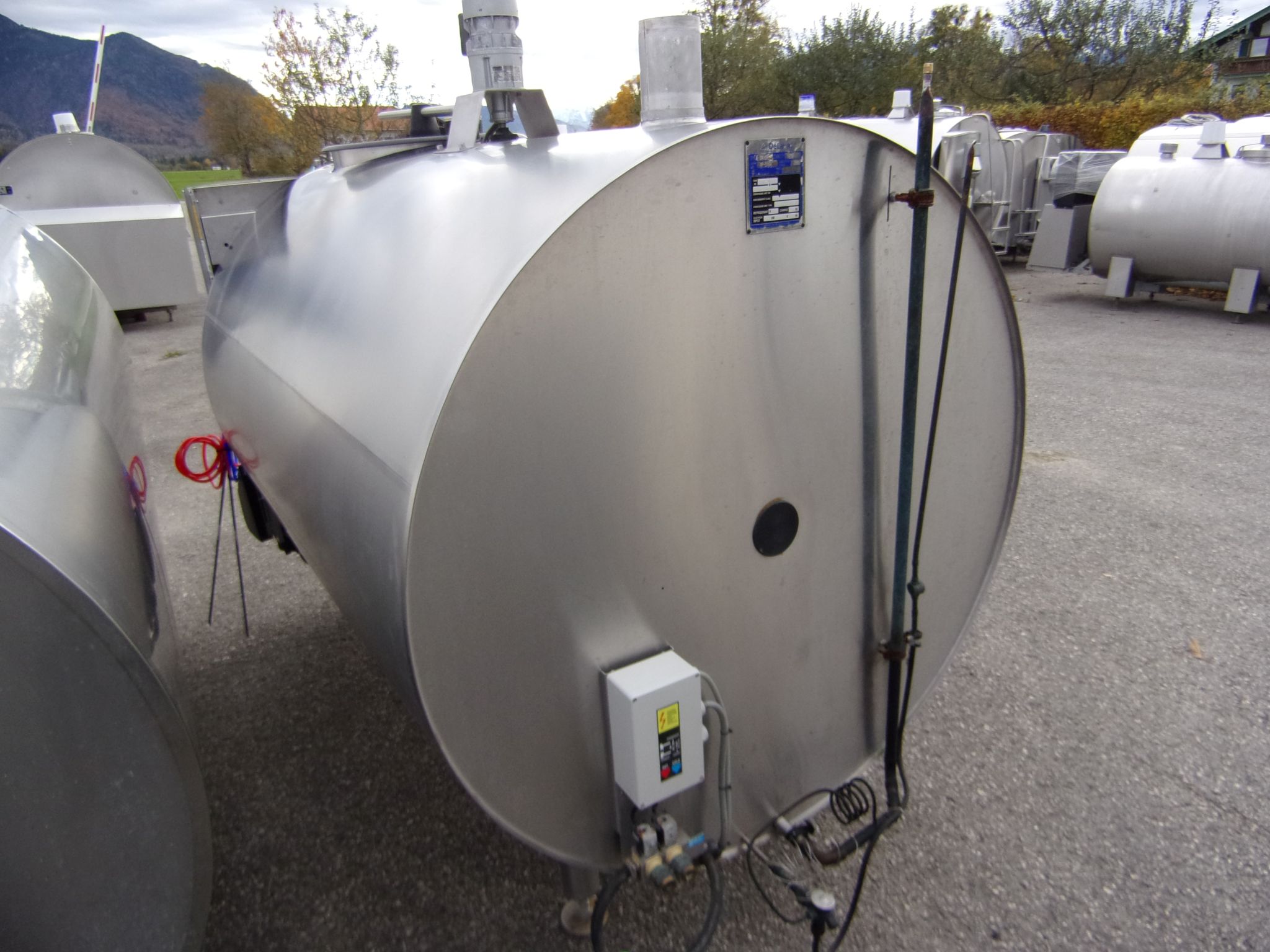 Huber Milchkühlanlagen gebrauchter Milchkühltank