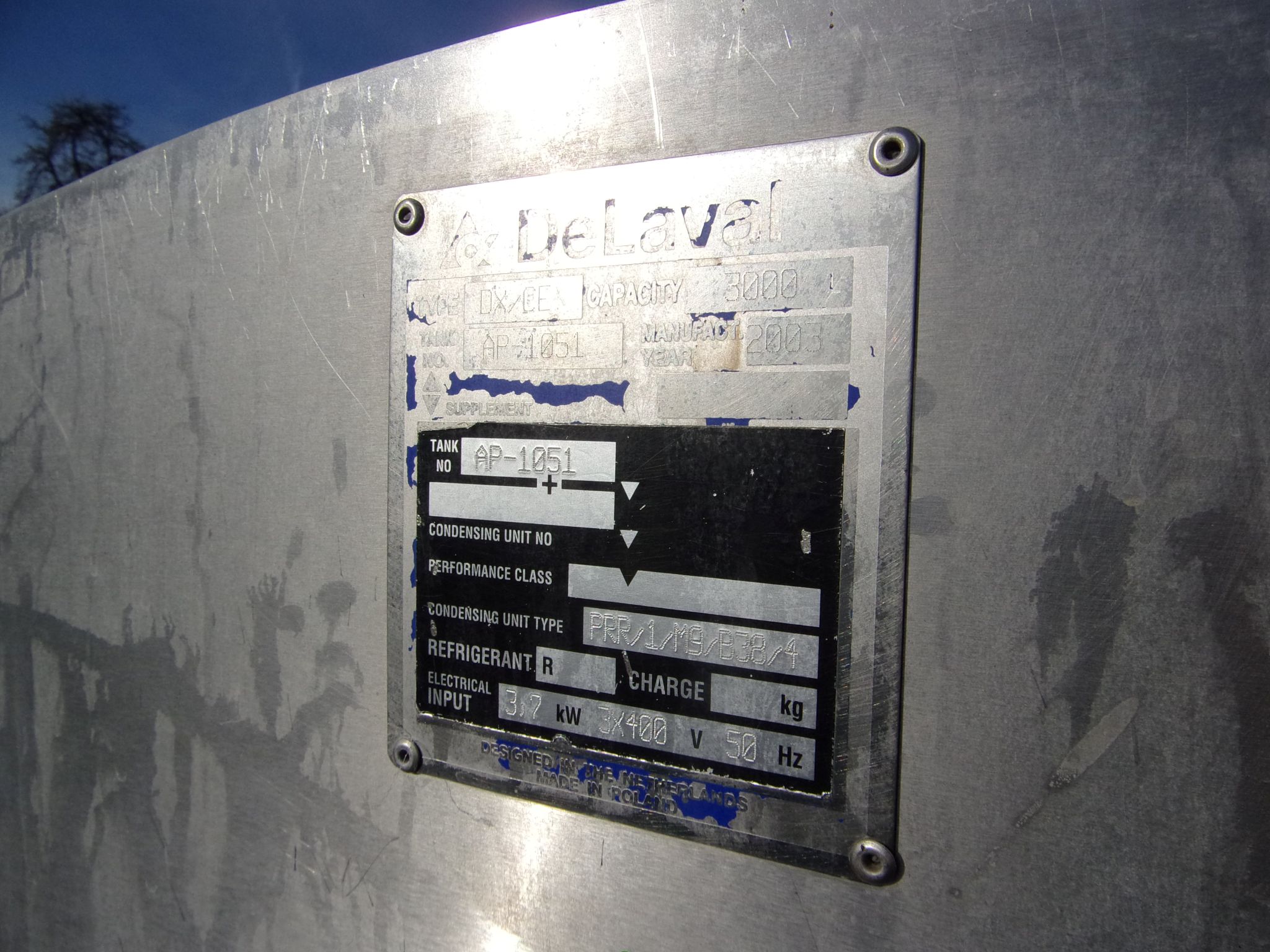 Huber Milchkühlanlagen gebrauchter Milchkühltank