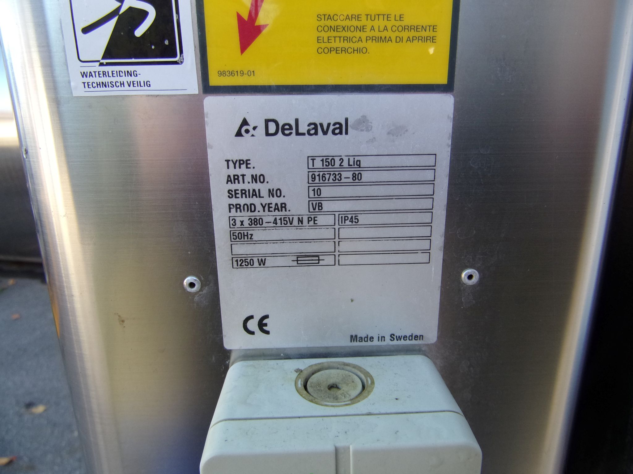 Huber Milchkühlanlagen gebrauchter Milchkühltank