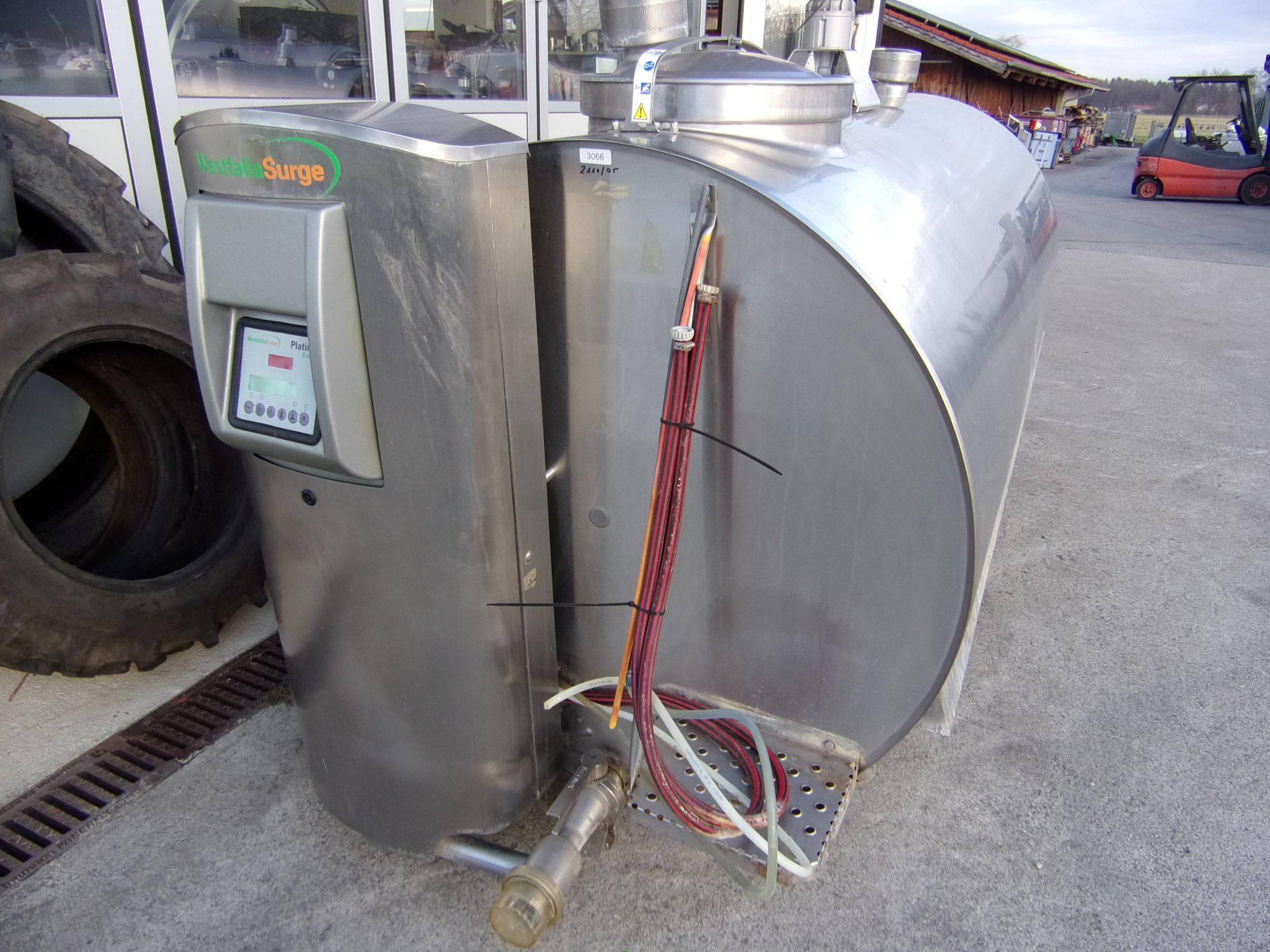 Huber Milchkühlanlagen gebrauchter Milchkühltank