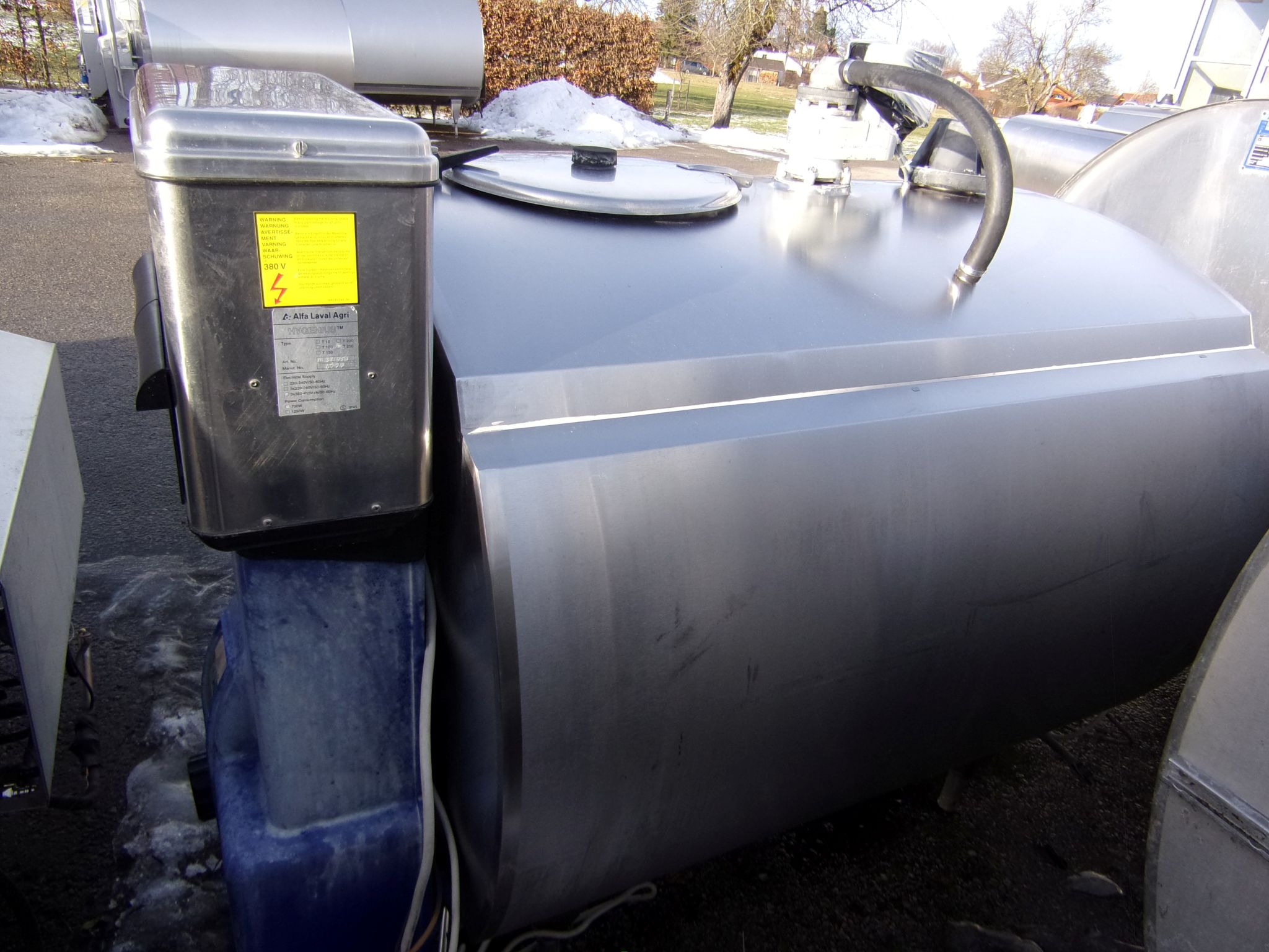 Huber Milchkühlanlagen gebrauchter Milchkühltank