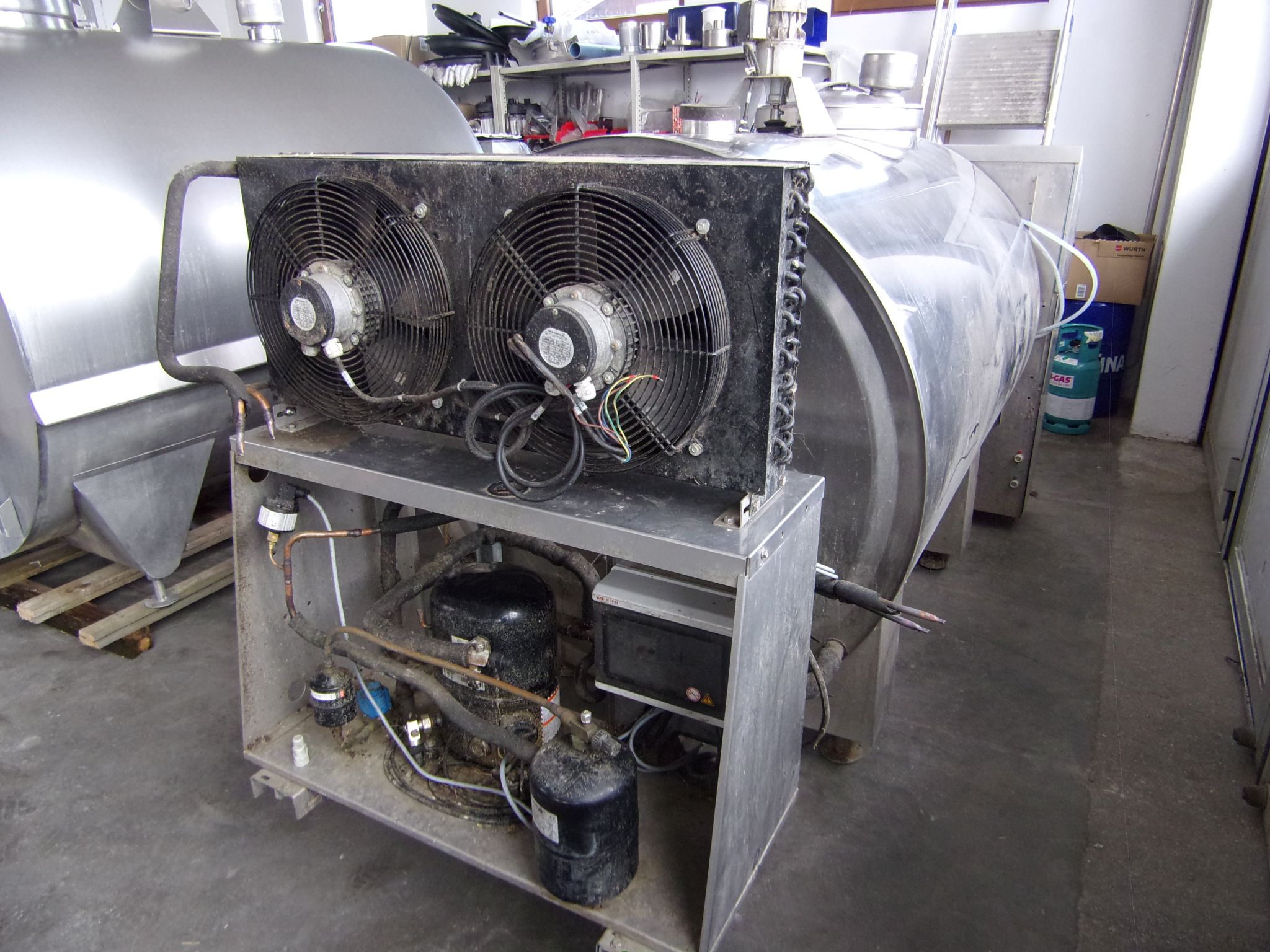 Huber Milchkühlanlagen gebrauchter Milchkühltank