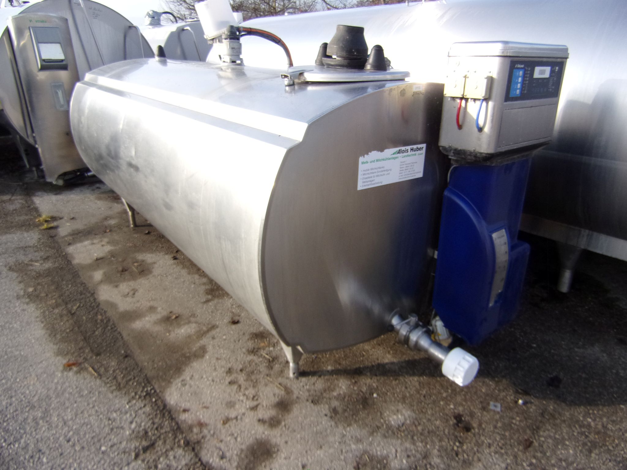 Huber Milchkühlanlagen gebrauchter Milchkühltank