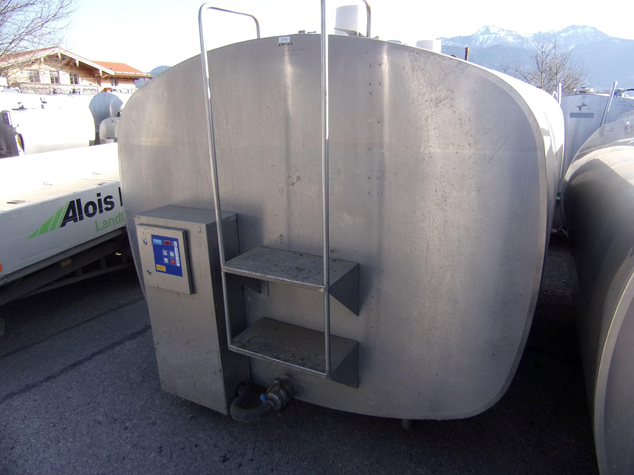 Huber Milchkühlanlagen gebrauchter Milchkühltank