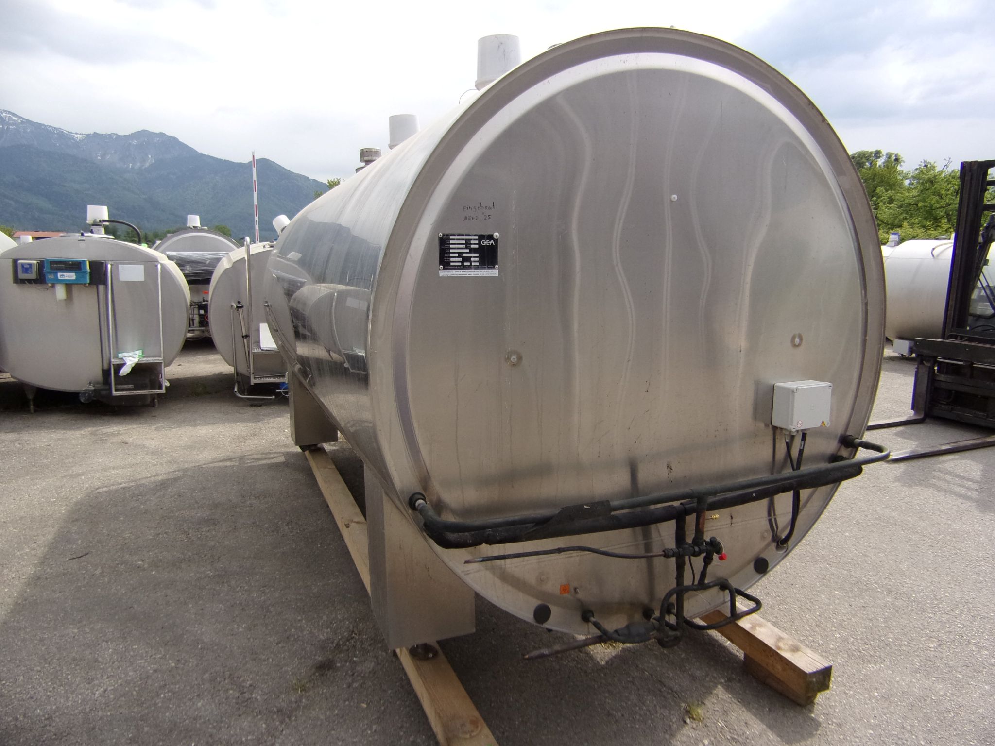 Huber Milchkühlanlagen gebrauchter Milchkühltank