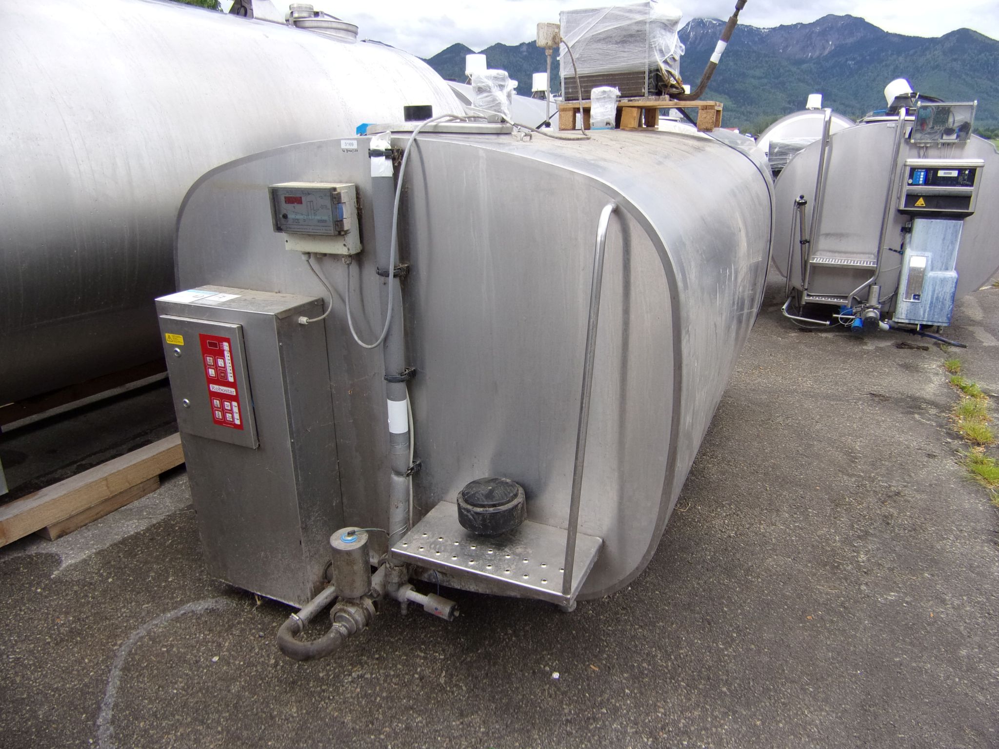 Huber Milchkühlanlagen gebrauchter Milchkühltank