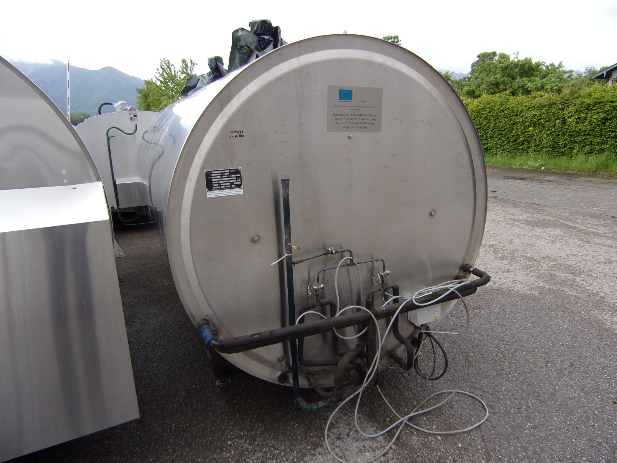 Huber Milchkühlanlagen gebrauchter Milchkühltank