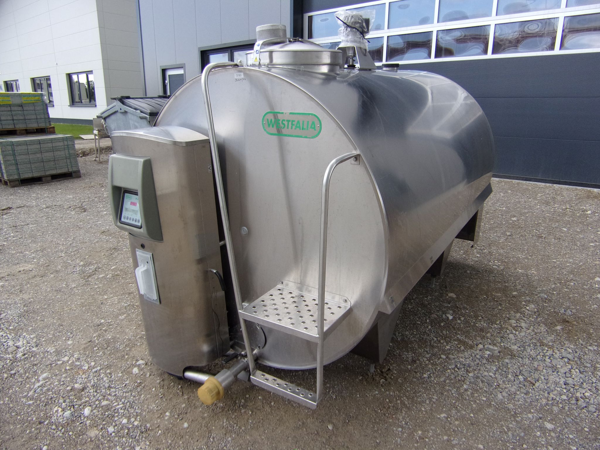 Huber Milchkühlanlagen gebrauchter Milchkühltank