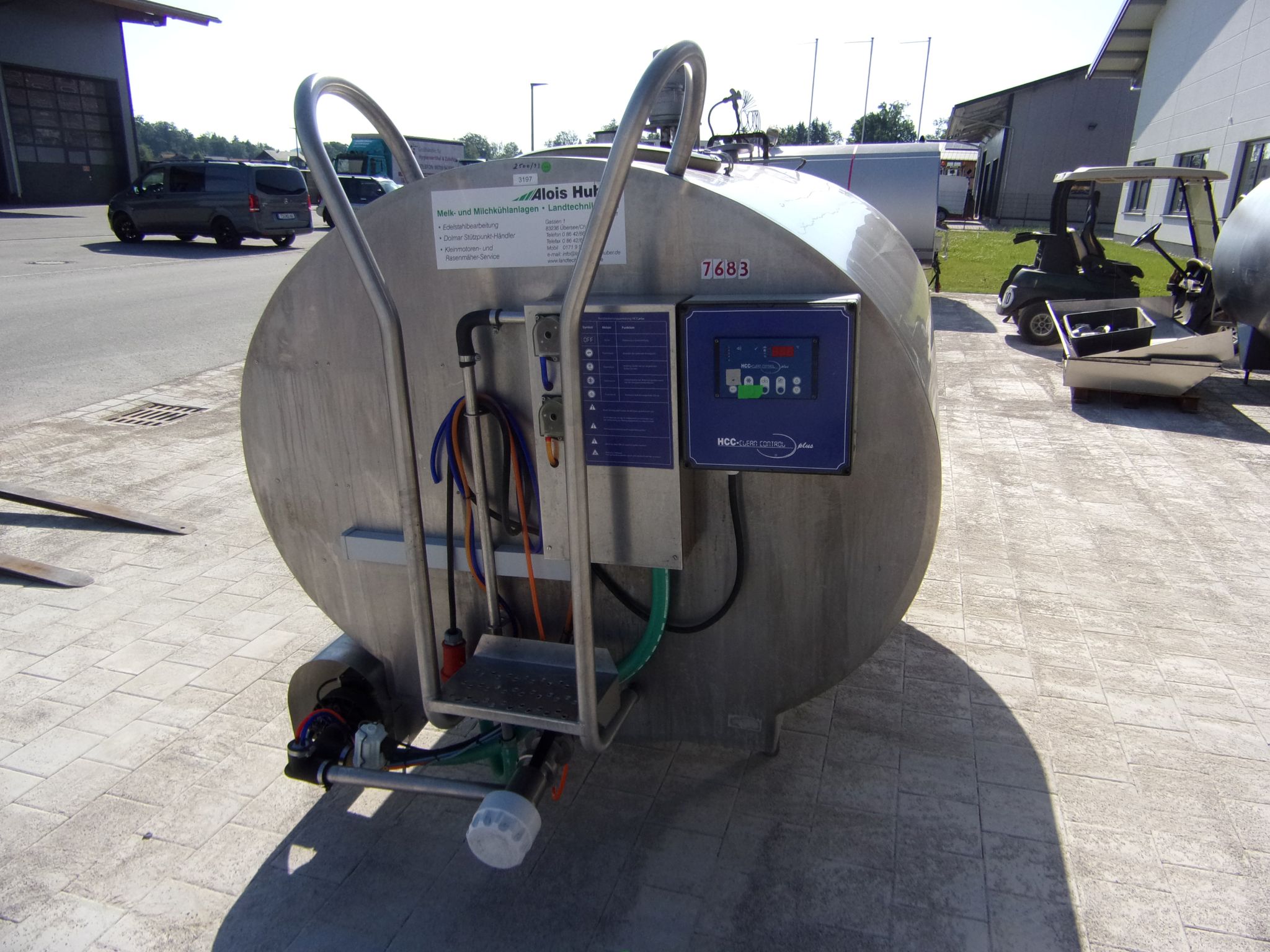 Huber Milchkühlanlagen gebrauchter Milchkühltank