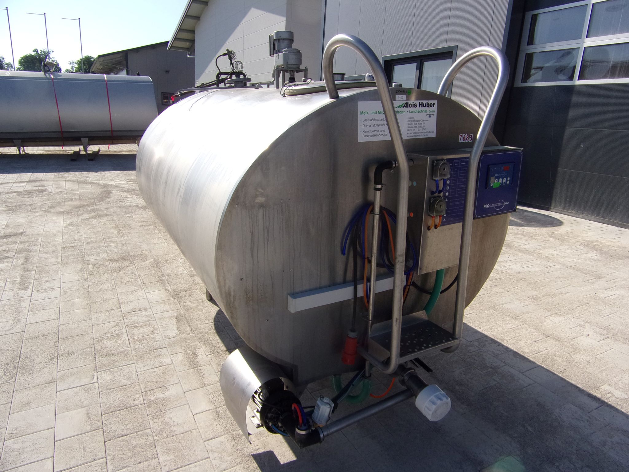 Huber Milchkühlanlagen gebrauchter Milchkühltank