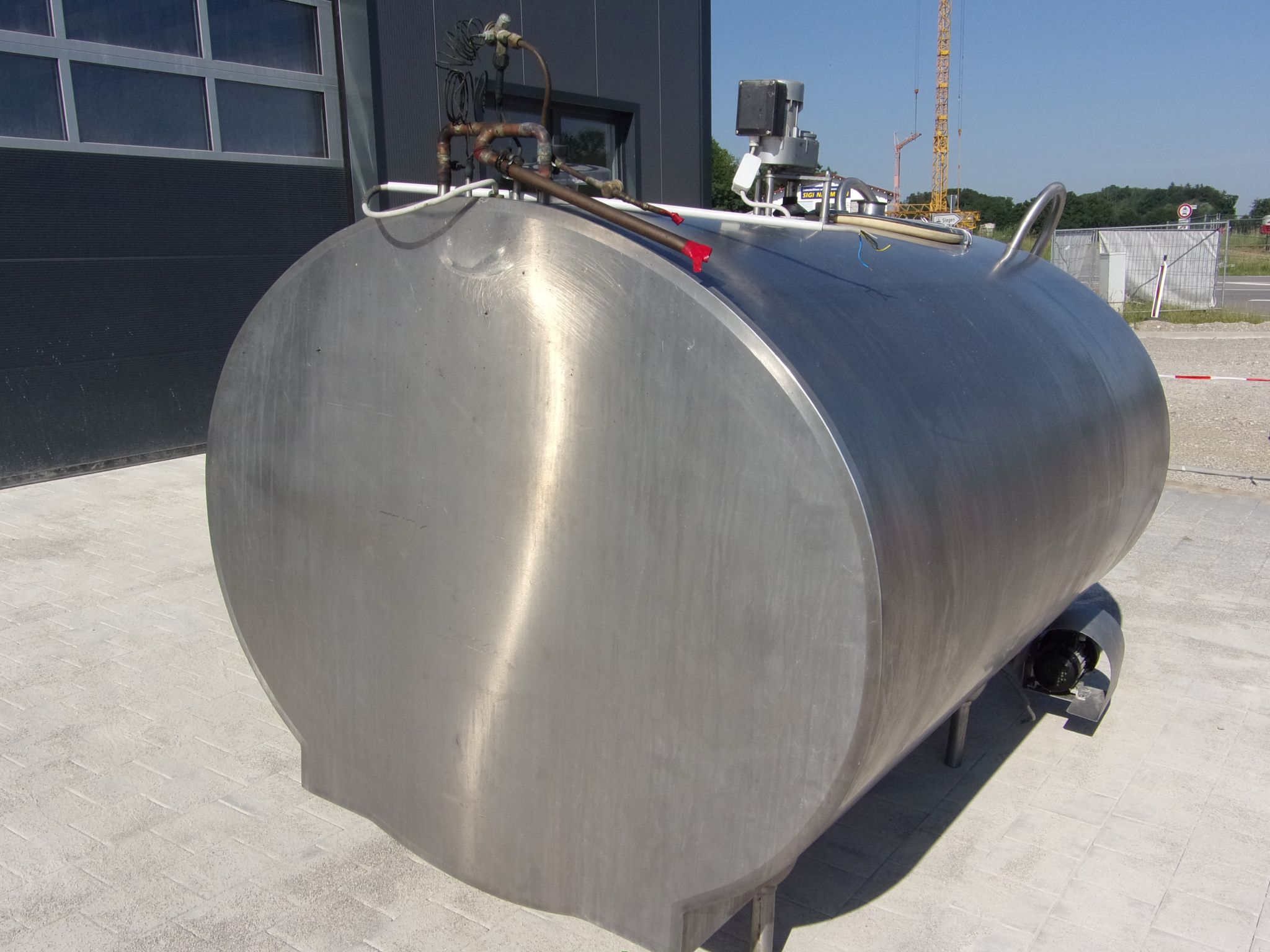 Huber Milchkühlanlagen gebrauchter Milchkühltank