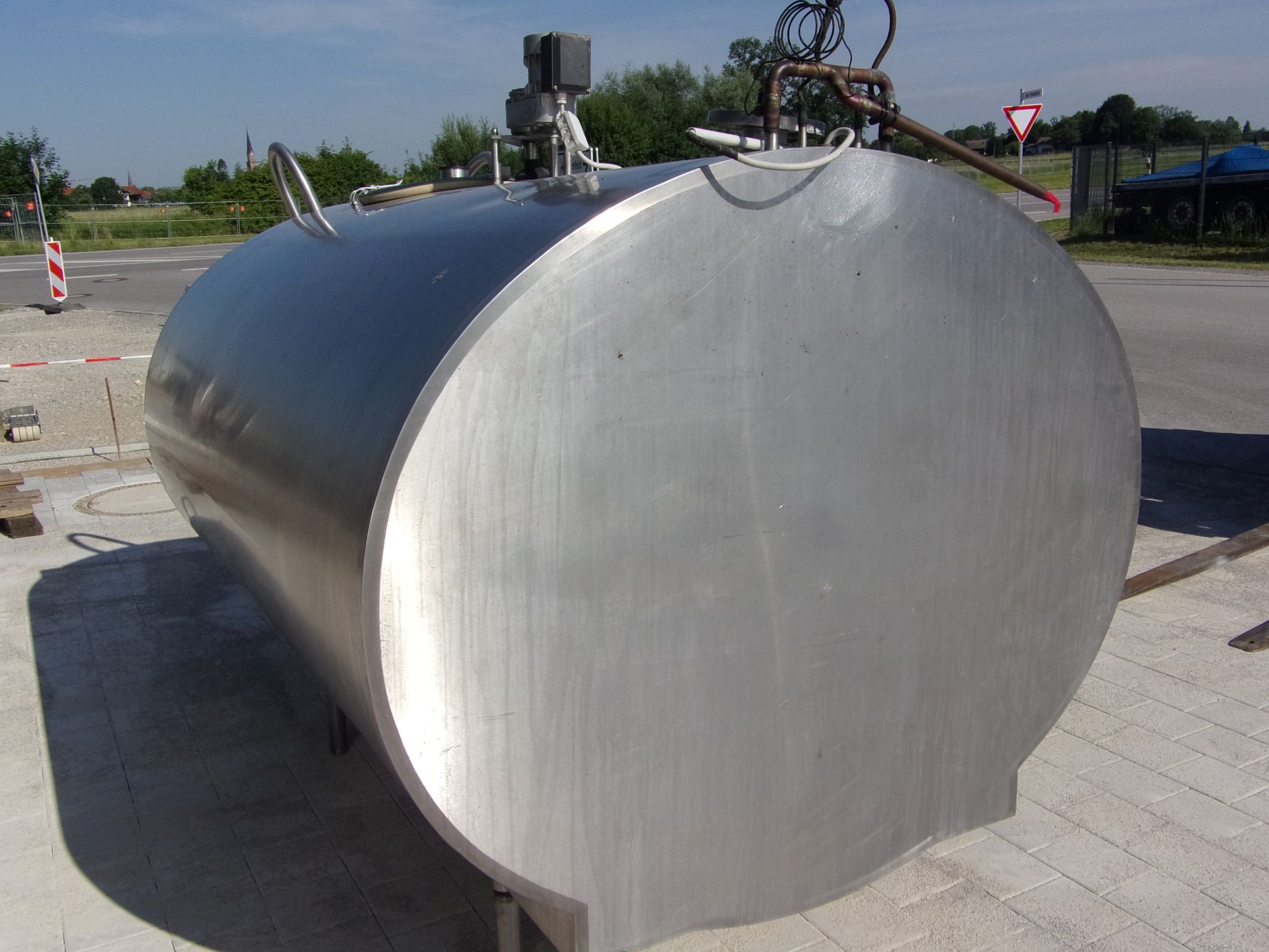 Huber Milchkühlanlagen gebrauchter Milchkühltank