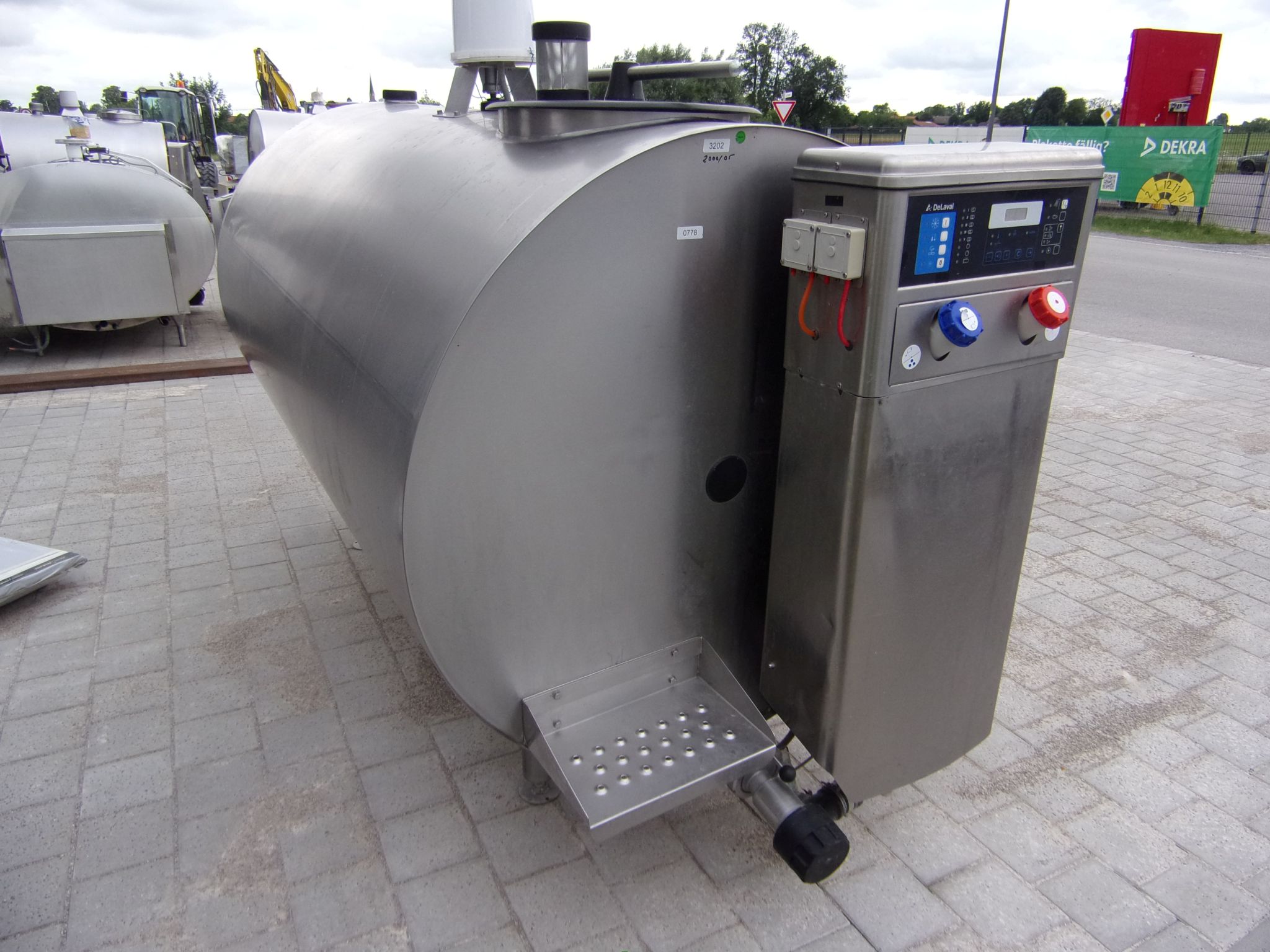 Huber Milchkühlanlagen gebrauchter Milchkühltank
