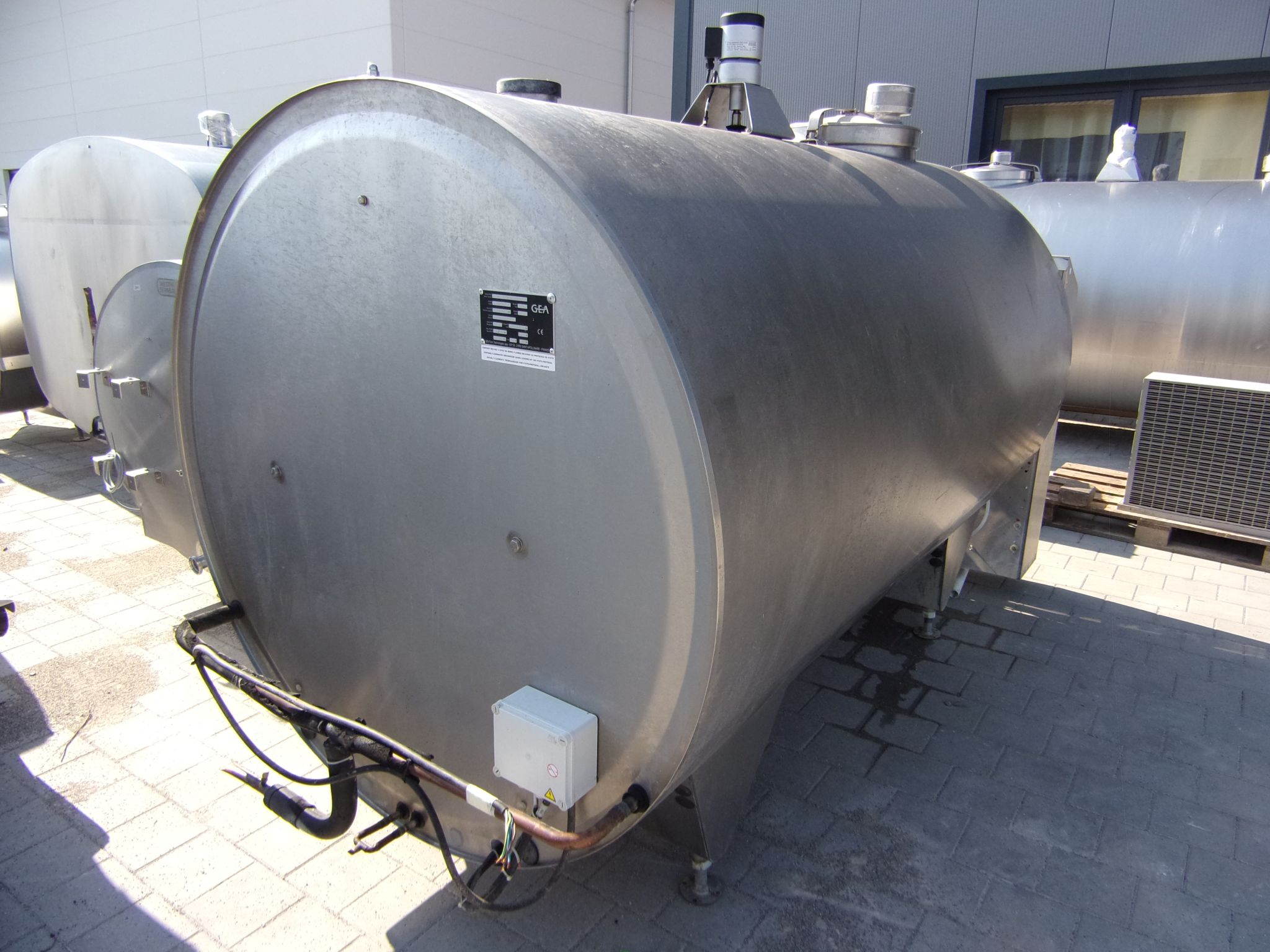 Huber Milchkühlanlagen gebrauchter Milchkühltank