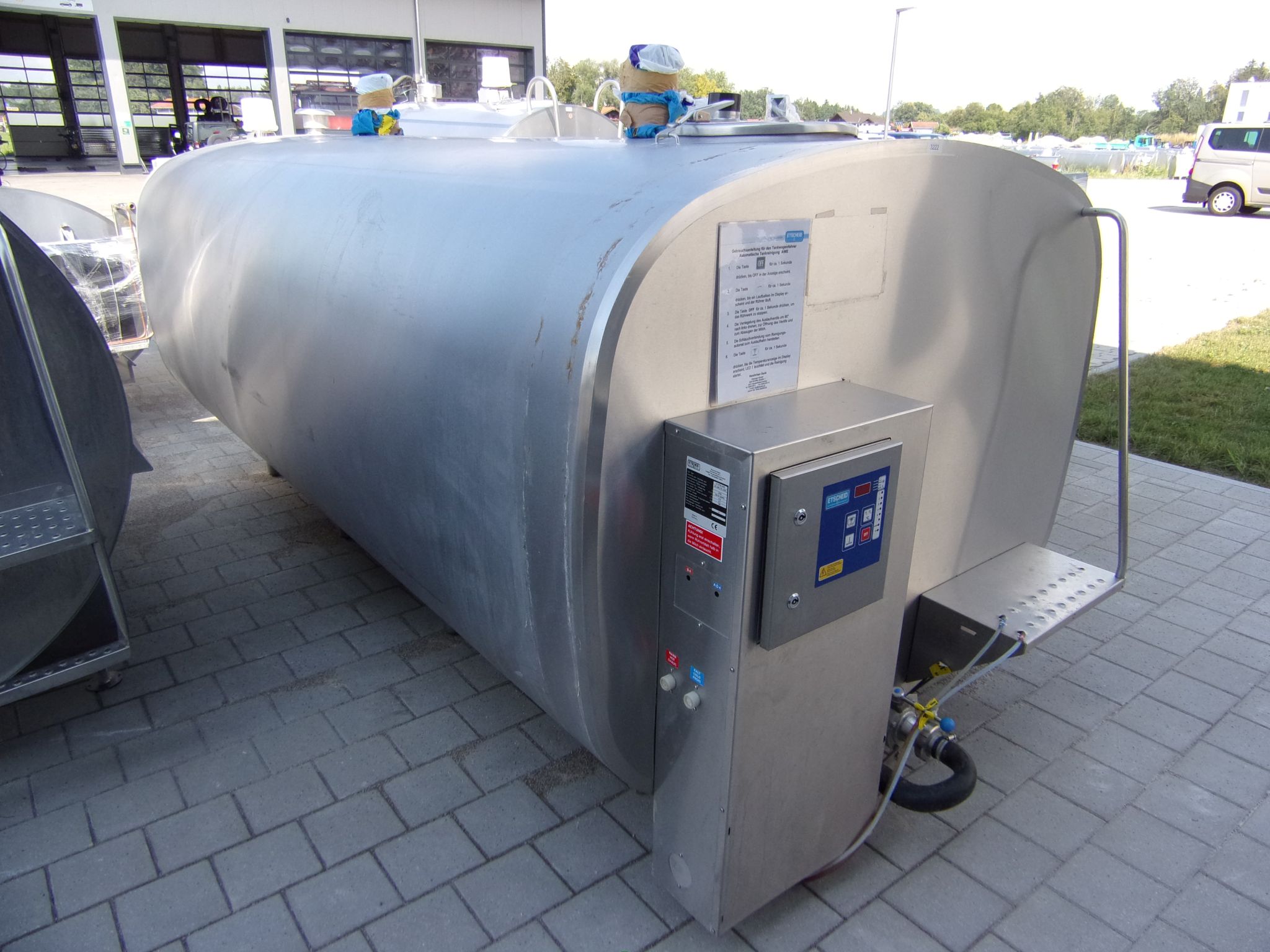 Huber Milchkühlanlagen gebrauchter Milchkühltank