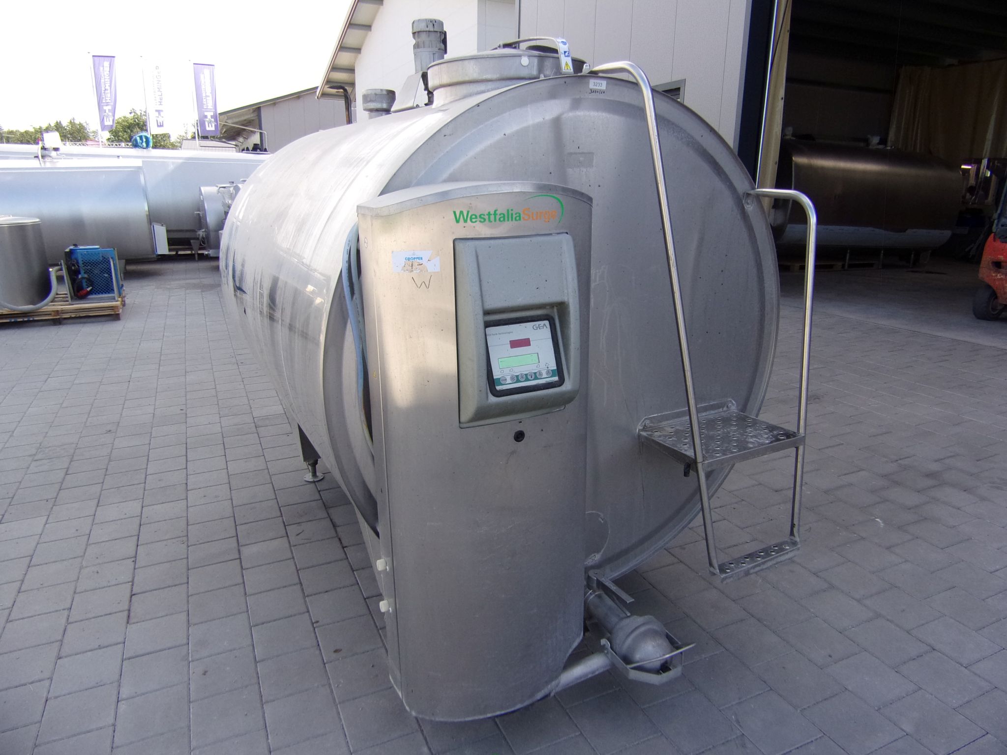 Huber Milchkühlanlagen gebrauchter Milchkühltank