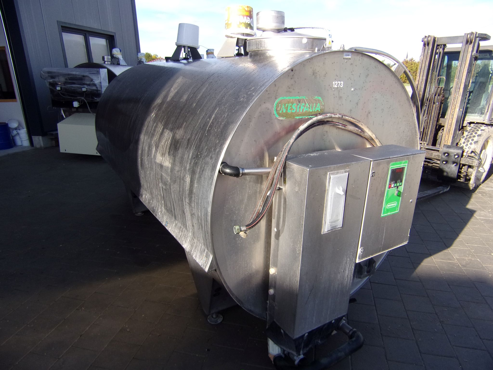 Huber Milchkühlanlagen gebrauchter Milchkühltank
